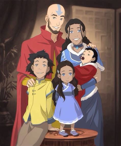 Familia Avatar The Last Airbender Legend Of Korra Avatar Aang