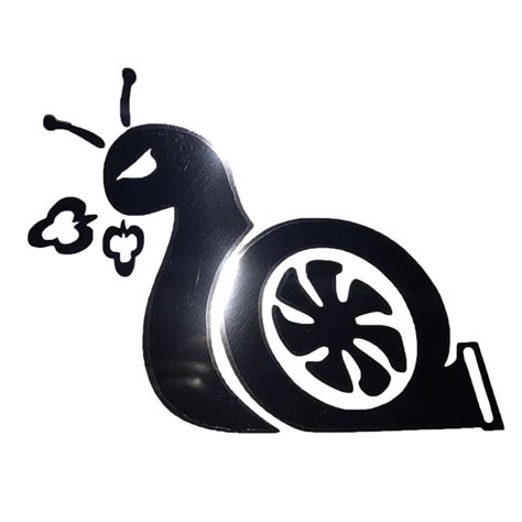 Car Accessories 1395cm Snail Turbo Funny Car Stickers Decal Auto