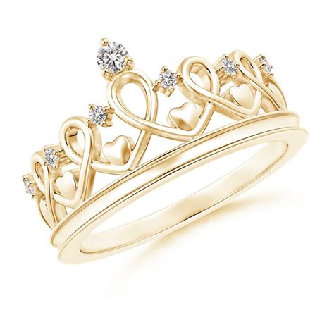 The Ornamental Filigree On This Beautiful Diamond Tiara Shaped Ring