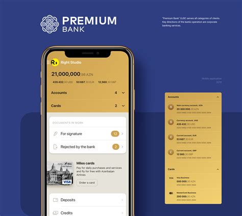Check Out This Behance Project Premium Bank Mobile Banking App