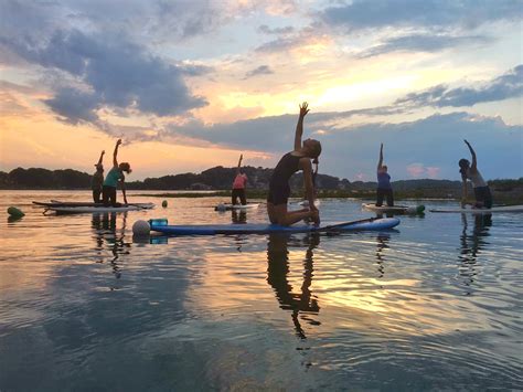 paddleboard yoga classes boston and nh sup yo adventures