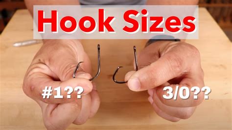 Everything You Need To Know About Fishing Hook Sizes Youtube