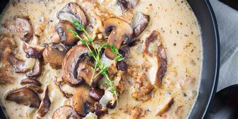 These mushrooms are perfect to serve at a party, and your guests will be raving about. Creamy Mushroom Soup with Italian Sausage | Recipe | Soup recipes, Healthy soup recipes ...