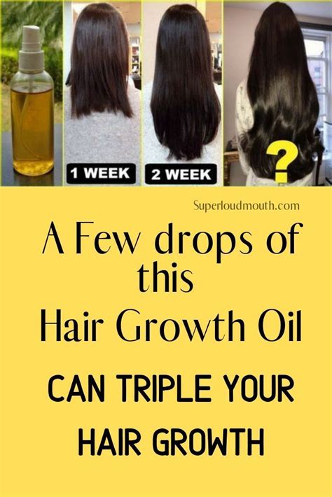 A Few Drops Of This Hair Growth Oil Can Triple Your Hair Growth Into Week