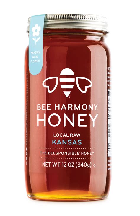 Local Raw Kansas Beesponsible Raw Honey Honey Packaging Honey Logo