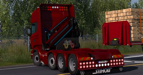 Crane For Scania R4 Rjl Euro Truck Simulator 2 Mod World