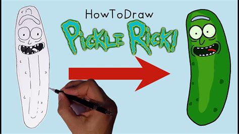 How To Draw Pickle Rick Rick Morty YouTube