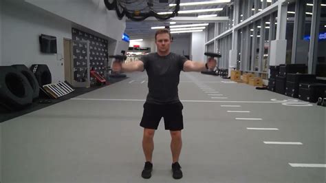 Dumbbell Shoulder Scaption Full Can Exercise Shoulder Strengthening