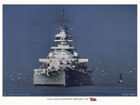 Color Pics Of Bismarck And Tirpitz Hd Wallpaper Pxfuel
