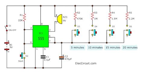 5 30 Minuts Timer Circuit Using IC 555