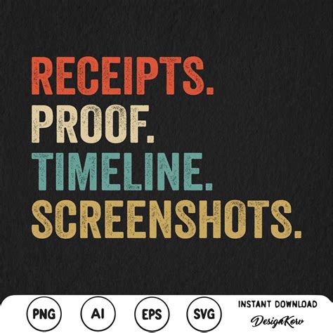 Receipts Proof Timeline Screenshots Svg Png For Small Business Bravo Gift RHOSLC Sweatshirt Cash