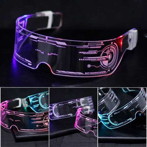 Led Glasses Colorful Luminous Light Up Eyeglasses For Men Women Walmart Canada