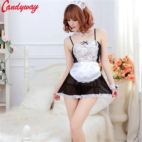 Lingerie Sexy Hot Maid Sexy Costumes New Classical Lace Sexy Underwear Sexy Lingerie Lolita Maid