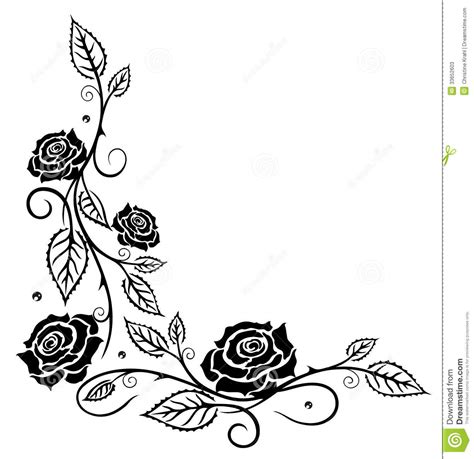 Download transparent flower frame png for free on pngkey.com. Roses, leaves, flowers stock vector. Image of bouquet ...