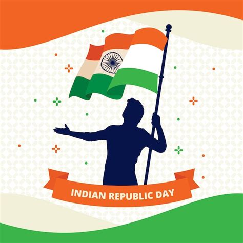 Premium Vector Indian Republic Day In Flat Design