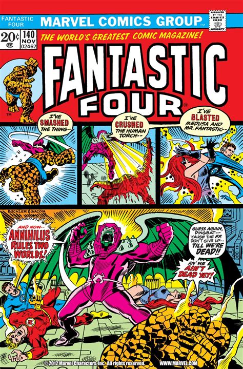 Read Online Fantastic Four 1961 Comic Issue 140
