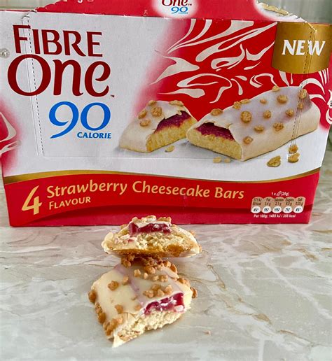 newfoodsuk new fibre one strawberry cheesecake bars 🍓 facebook