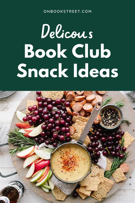 Top Book Club Snack Ideas — On Book Street