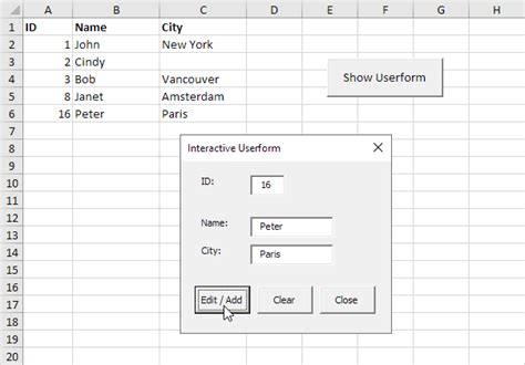 Interactive Userform In Excel Vba In Easy Steps