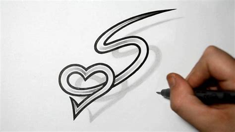 This letter b includes some celtic. Letter S and Heart Combined - Tattoo design ideas for Initials