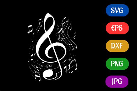 Music Notes Black Isolated Svg Icon Graphic By Creative Oasis