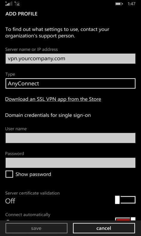 If you report a problem with this vpn client to the helpdesk please mention you are using the anyconnect secure mobility client. AnyConnect for Windows 10 free download