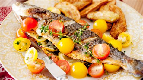 Greek Style Fish With Marinated Tomatoes Recipe With Images