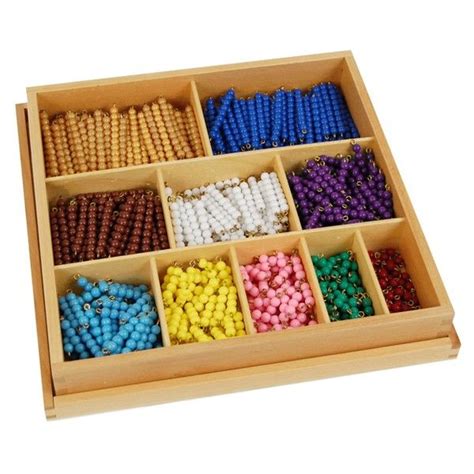 Bead Decanomial Montessori Math Math Materials Montessori Materials