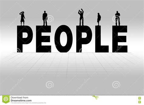 people-concept-illustrated-by-people-word-and-group-of-people-in-stock