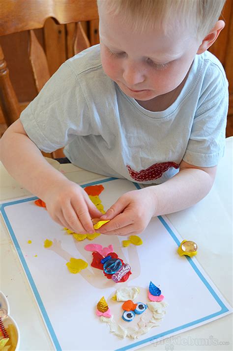 People Play Dough Mats Free Printable Picklebums