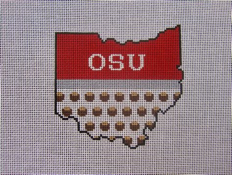 Many of the treasured gifts from parents and grandparents are the cross stitching they did and handed down. Ohio State Buckeyes