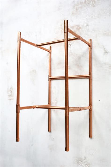 What to do with a copper end table? Copper Pipe Side Table DIY - A Beautiful Mess