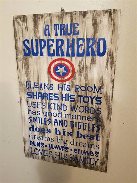 True Super Heroes Sign Etsy Canada Painted Wooden Signs Superhero