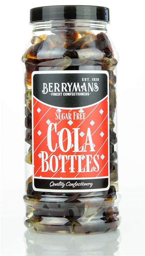 Buy Original Sugar Free Cola Bottles Retro Sweets T Jar By Berrymans