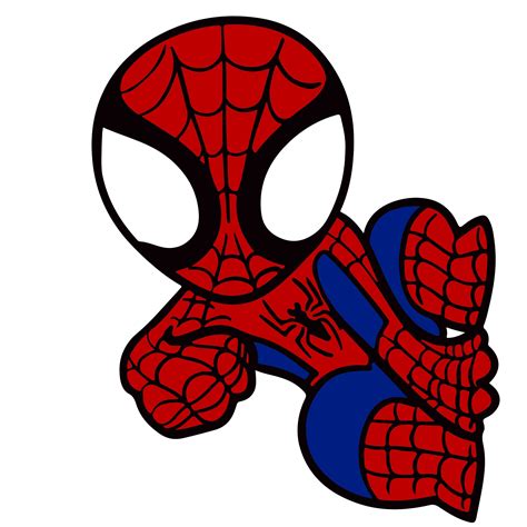 Spiderman Svg Spider With Web Svg Spider Instant Download Little