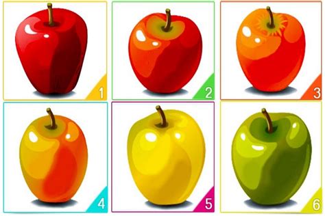 Scegli una mela e scopri alcuni dettagli nascosti della tua personalità
