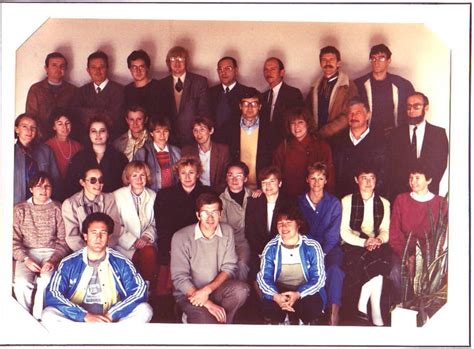 Photo De Classe Profs Année 1987 1988 De 1987 Collège Léon Blum