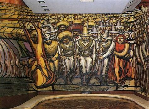 El Revolution Pintura Mural De David Alfaro Siqueiros 1896 1974