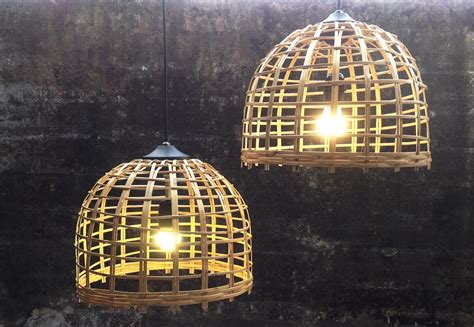 Bamboo lamp and lampshades provide for asian style at your home. set of 2 handcrafted wicker bamboo basket pendant light ...