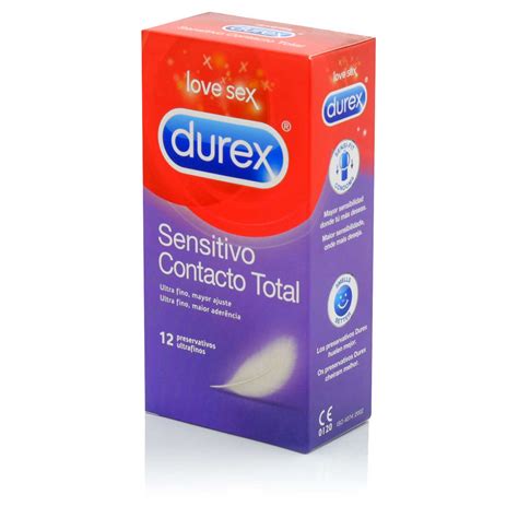 Preservativos Sensitivos Durex Contacto Total 12 Unidades Durex Spain