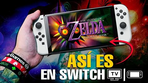 AsÍ Es Zelda Majora´s Mask En Nintendo Switch 👉 Gameplay Tvportátil