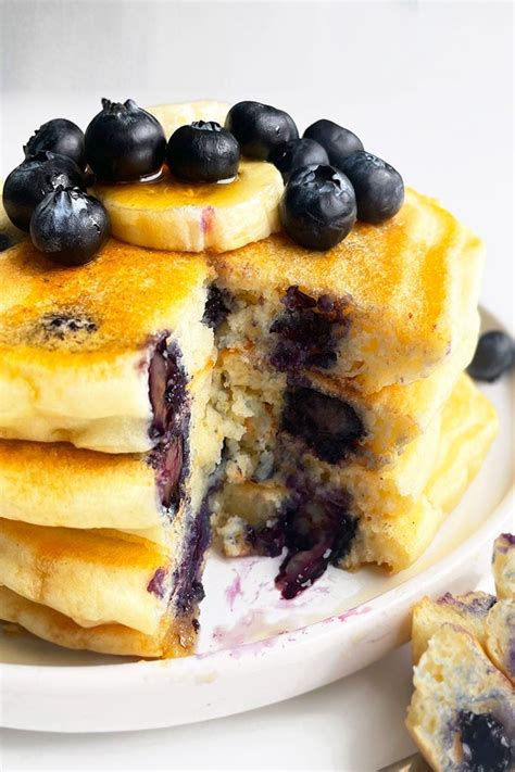 Lemon Blueberry Pancakes So Fluffy Cakewhiz