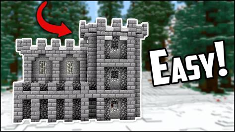 How To Build A Castle In Minecraft Simple Printable Form Templates