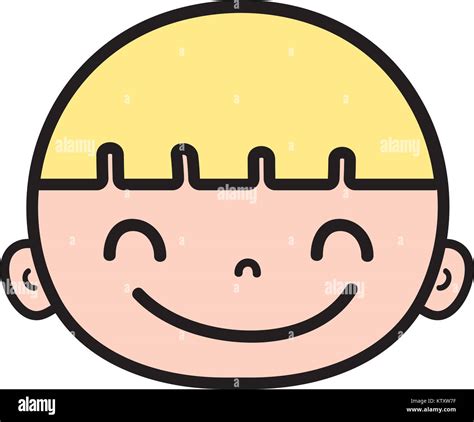 Avatar Boy Head With Blond Hair Stock Vector Image And Art Alamy