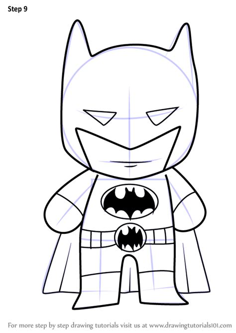 The learning process is divided into stages, presented in the form of animated pictures cartoon movie, is the language of children. Learn How to Draw Kawaii Batman (Kawaii Characters) Step ...