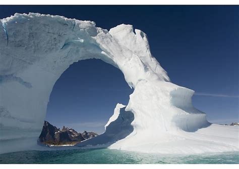 Prints Of Greenland Frederiksdal Arched Iceberg Frames Mountain Peaks