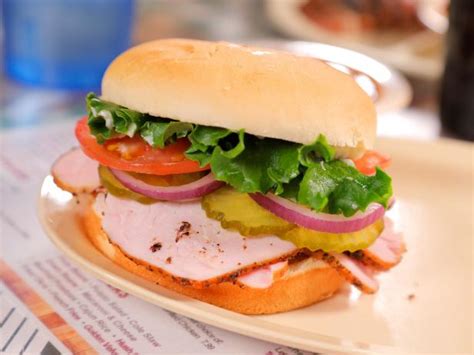 Bbq Smoked Turkey Sandwich Recipe Food Network