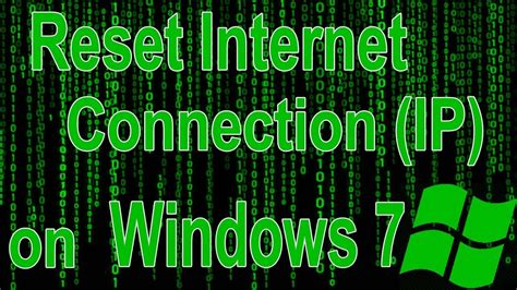 How To Reset Internet Connection On Windows 7 Internet Connections