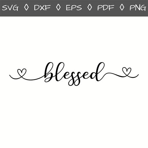 Excited To Share The Latest Addition To My Etsy Shop Blessed Svg