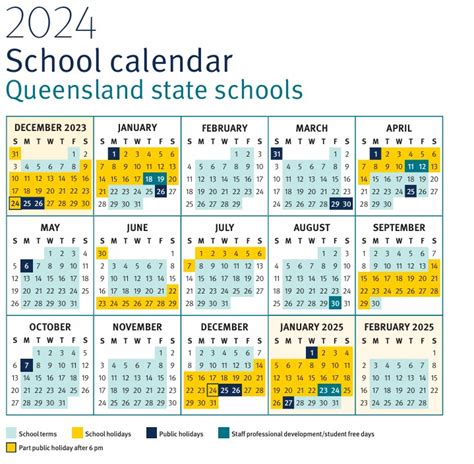 School Calendar Qld 2024 Wynn Amelina